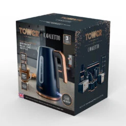 Tower Cavaletto Jug Kettle 1.7L 3KW - Midnight Blue -Tower Store T10066BLU 09