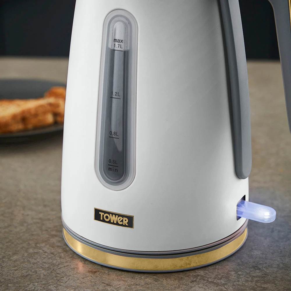 Tower Cavaletto 1.7L 3KW Jug Kettle - White 4 Tower Cavaletto 1.7L 3KW Jug Kettle - White - Image 4