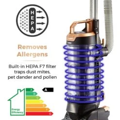 Tower Bagless Upright Vacuum Cleaner - Rose Gold 19 Tower Bagless Upright Vacuum Cleaner - Rose Gold -Tower Store T108000BLGPET 05