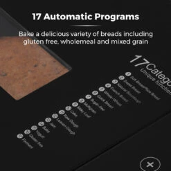 Tower Gluten Free Digital Bread Maker With Nut Dispenser 19 Tower Gluten Free Digital Bread Maker With Nut Dispenser -Tower Store T11002 03