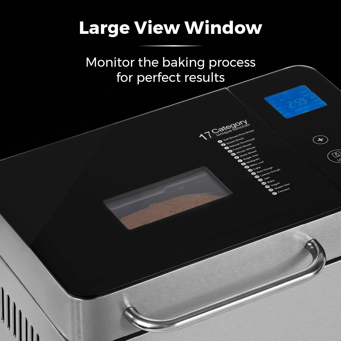 Tower Gluten Free Digital Bread Maker With Nut Dispenser 4 Tower Gluten Free Digital Bread Maker With Nut Dispenser - Image 4