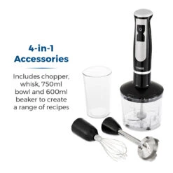 Tower 4 -in-1 Hand Blender 17 Tower 4 -in-1 Hand Blender -Tower Store T12053BLK 07