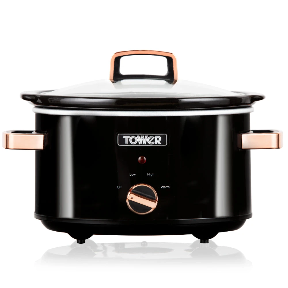 Tower Rose Gold Slow Cooker 3.5L - Rose Gold 1 Tower Rose Gold Slow Cooker 3.5L - Rose Gold