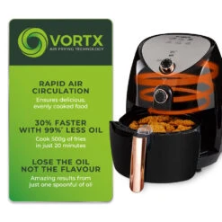 Tower Manual Air Fryer 4.3L - Rose Gold 15 Tower Manual Air Fryer 4.3L - Rose Gold -Tower Store T17021RG 03 53e24b29 3c80 40ef a2c3 aa1603869fa5