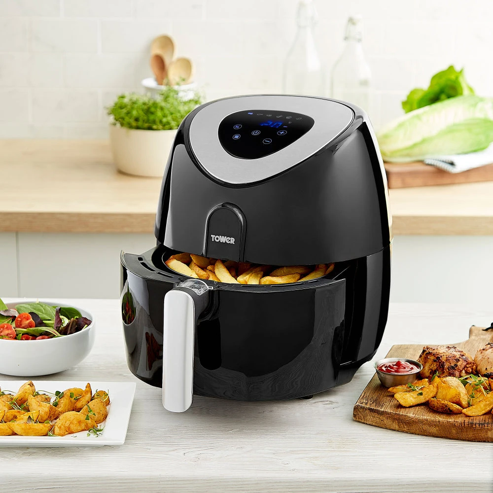 Tower Vortx Digital Air Fryer 4.3L - Black 2 Tower Vortx Digital Air Fryer 4.3L - Black - Image 2