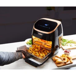 Tower Air Fryer Oven 11L Rose Gold - Black -Tower Store T17039RGB 11