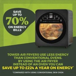 Tower Vortx Air Fryer Oven 14.5L - Black -Tower Store T17051BLK 04