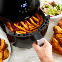 Tower Vortx Digital Air Fryer 4L - Black -Tower Store T17067 08 805d1154 bc01 4adb abf0 062f3474e5c1