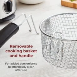 Tower Stainless Steel Deep Fryer 1.5Litre 15 Tower Stainless Steel Deep Fryer 1.5Litre -Tower Store T17070 06