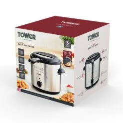 Tower Stainless Steel Deep Fryer 1.5Litre 19 Tower Stainless Steel Deep Fryer 1.5Litre -Tower Store T17070 10