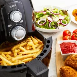 Tower Vortx Air Fryer 1400w 4L - Black 17 Tower Vortx Air Fryer 1400w 4L - Black -Tower Store T17085 06 bfa93a0e 294e 444d a6a9 93848bab3519