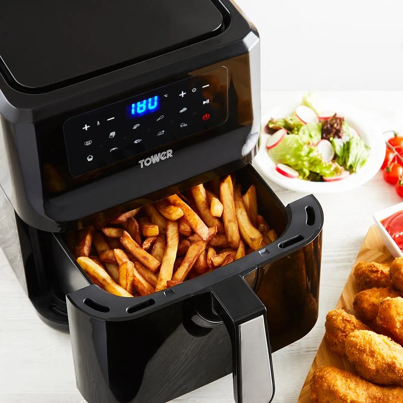 Tower Vortx Digital Air Fryer 5L - Black 8 Tower Vortx Digital Air Fryer 5L - Black - Image 8