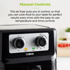 Tower Vortx Manual Air Fryer 5L - Black -Tower Store T17090 08