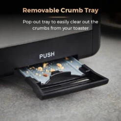 Tower Cavaletto 2 Slice Stainless Steel Toaster - Black 14 Tower Cavaletto 2 Slice Stainless Steel Toaster - Black -Tower Store T20036RG 06