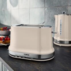 Tower Belle Collection 2 Slice Toaster - Chantilly -Tower Store T20043CHA 05