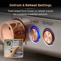 Tower Cavaletto 4 Slice Stainless Steel Toaster - Grey 14 Tower Cavaletto 4 Slice Stainless Steel Toaster - Grey -Tower Store T20051RGG 05