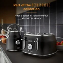 Tower Renaisance 4 Slice Toaster - Black -Tower Store T20065BLK 07