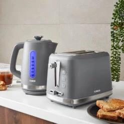 Tower Odyssey 2 Slice Toaster - Grey -Tower Store T20070G 05