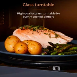 Tower Cavaletto 20L Manual Microwave - Grey -Tower Store T24038RGG 06