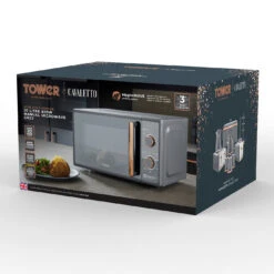 Tower Cavaletto 20L Manual Microwave - Grey -Tower Store T24038RGG 10