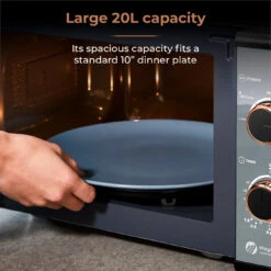 Tower Cavaletto 20L Manual Microwave - Black -Tower Store T24038RG 04