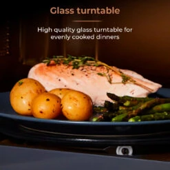 Tower Cavaletto 20L Manual Microwave - Black -Tower Store T24038RG 06