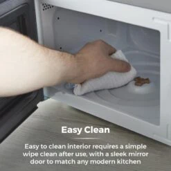 Tower Digital Microwave Mirror Door 800w 20L - Black And Chrome -Tower Store T24041BLK 06