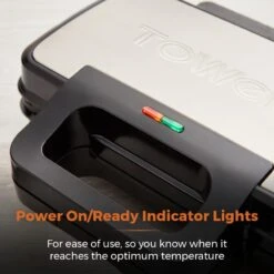 Tower Deep Fill Sandwich Maker 900W - Stainless Steel 13 Tower Deep Fill Sandwich Maker 900W - Stainless Steel -Tower Store T27031 06