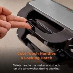 Tower Deep Fill Sandwich Maker 3in1 - Stainless Steel 13 Tower Deep Fill Sandwich Maker 3in1 - Stainless Steel -Tower Store T27032 07