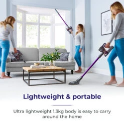 Tower VL50 Pro Performance Pet 22.2V Cordless 3-IN-1 Vacuum Cleaner Purple 21 Tower VL50 Pro Performance Pet 22.2V Cordless 3-IN-1 Vacuum Cleaner Purple -Tower Store T513002 09