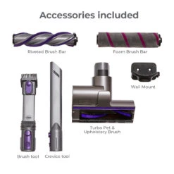 Tower VL50 Pro Performance Pet 22.2V Cordless 3-IN-1 Vacuum Cleaner Purple 15 Tower VL50 Pro Performance Pet 22.2V Cordless 3-IN-1 Vacuum Cleaner Purple -Tower Store T513002 10