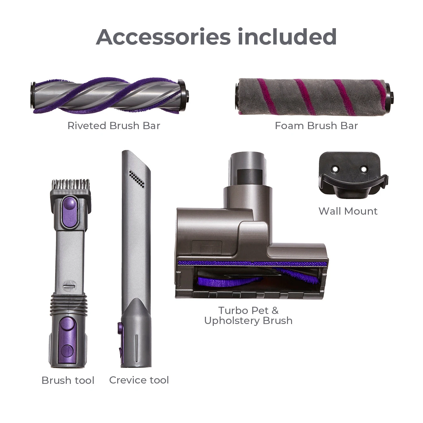 Tower VL50 Pro Performance Pet 22.2V Cordless 3-IN-1 Vacuum Cleaner Purple 4 Tower VL50 Pro Performance Pet 22.2V Cordless 3-IN-1 Vacuum Cleaner Purple - Image 4