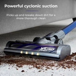 Tower VL40 Pro Pet 22.2V Cordless 3-IN-1 DC Vacuum Cleaner - Blue -Tower Store T513004 06