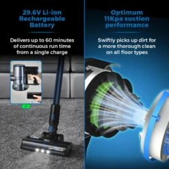 Tower VL100 Optimum Cordless Vacuum Cleaner -Tower Store T513012AT 06