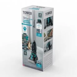 Tower AQUAJETPLUS Carpet Washer TCW5 - Blue 16 Tower AQUAJETPLUS Carpet Washer TCW5 - Blue -Tower Store T548002 09