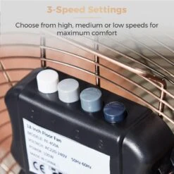 Tower Velocity Floor Fan 18" - Copper -Tower Store T662000C 04