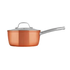 Tower Copper 3 Piece Saucepan Set - Copper -Tower Store T800017 02