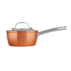 Tower Copper 3 Piece Saucepan Set - Copper -Tower Store T800017 15