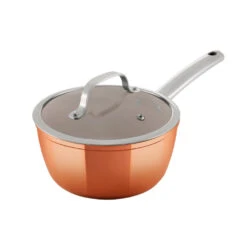 Tower Copper 3 Piece Saucepan Set - Copper -Tower Store T800017 16