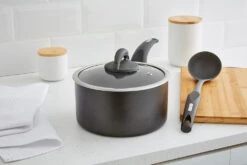 Tower Cerasure Non-Stick Saucepan - Grey -Tower Store T80358 09 9a873a87 83ba 4809 8161 ba11507de3d6