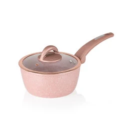 Tower Cerastone 3 Piece Saucepan Set - Pink -Tower Store T81212RS 13