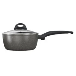Tower Cerastone 3 Piece Saucepan Set - Black -Tower Store T81212 02