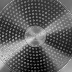 Tower Cerastone 3 Piece Saucepan Set - Black -Tower Store T81212 03