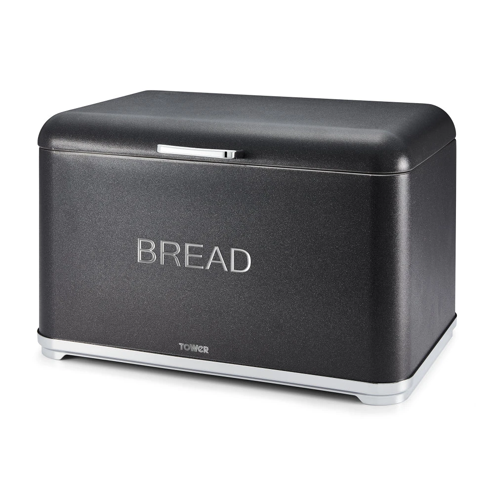 Tower Glitz Bread Bin Noir - Black 1 Tower Glitz Bread Bin Noir - Black