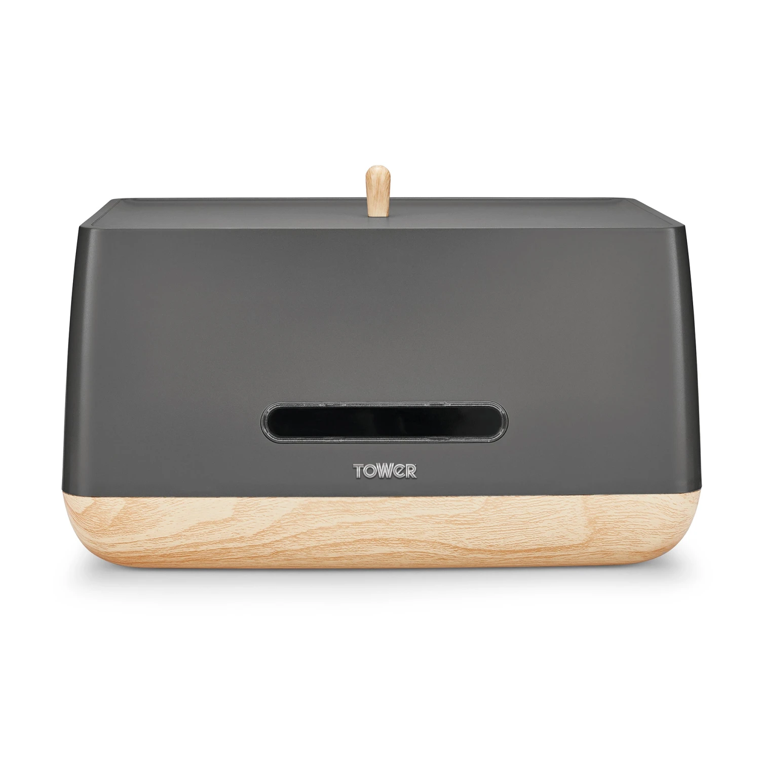 Tower Scandi Bread Bin - Grey 1 Tower Scandi Bread Bin - Grey
