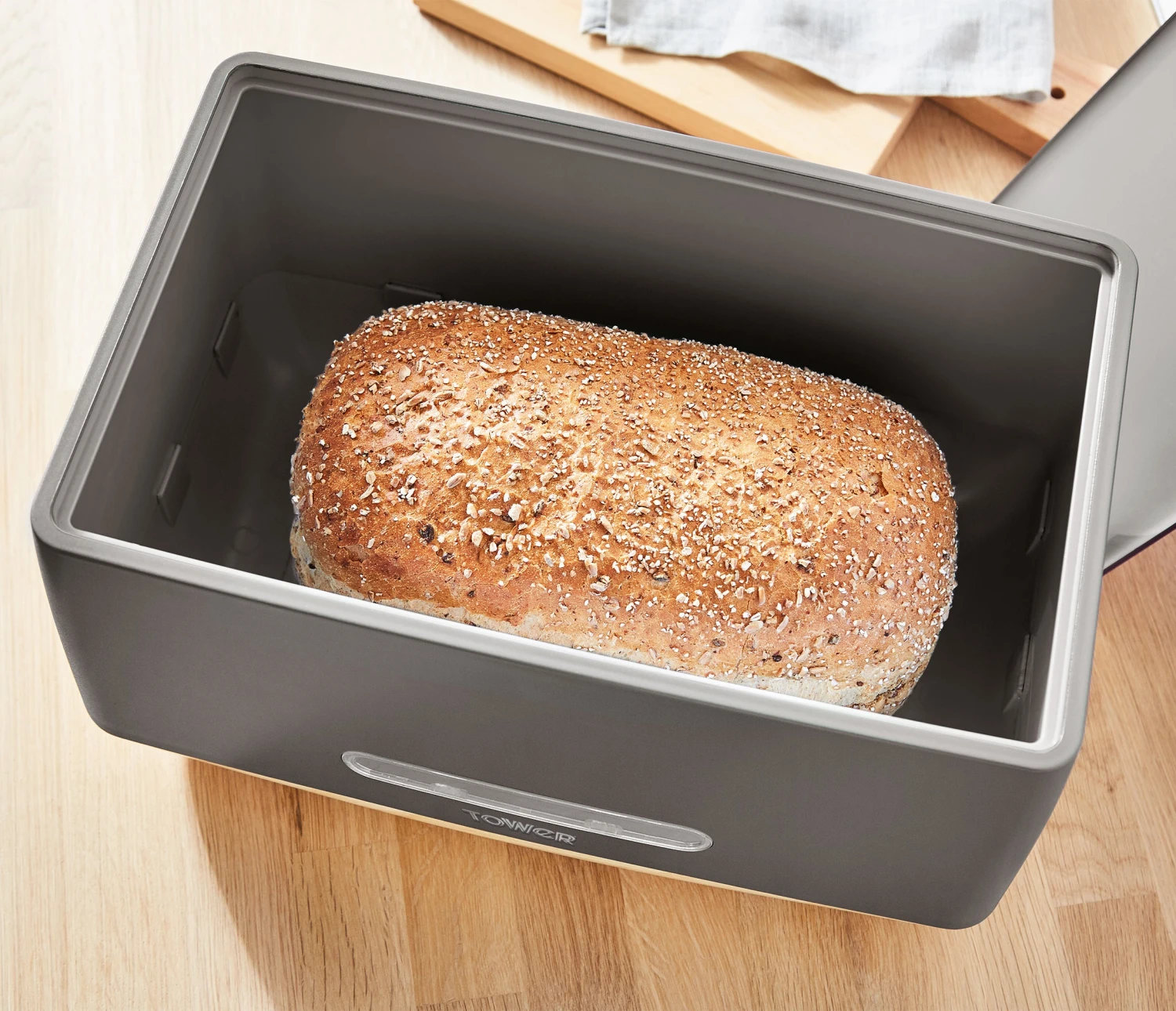Tower Scandi Bread Bin - Grey 7 Tower Scandi Bread Bin - Grey - Image 7