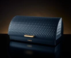 Tower Empire Roll Top Bread Bin - Blue -Tower Store T826090MNB 06