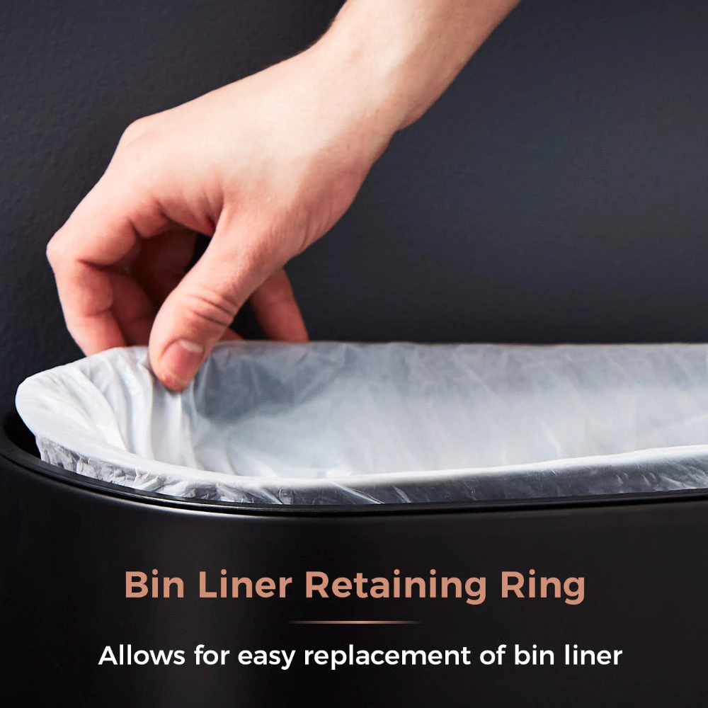 Tower Square Sensor Bin 58L - Black 7 Tower Square Sensor Bin 58L - Black - Image 7