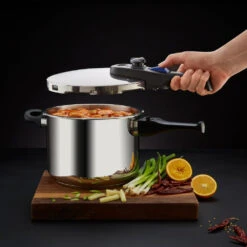 Tower Express 6 Litre Stainless Steel Pressure Cooker 22cm - Silver -Tower Store T920004S6L 10