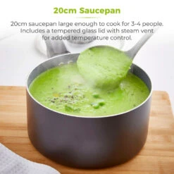 Tower Cerasure Sauce Pan Non-Stick 20cm - Graphite -Tower Store Untitleddesign 2 49310dfb 3c44 41aa b226 7c877e63df5b